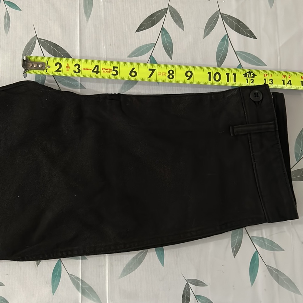Stretch Cotton Twill Wide-Leg Crop Pant - Picture 13 of 13